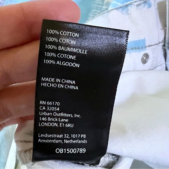 BDG Cowgirl Jeans Renaissance Print Straight Relaxed Size 28 NWT - Picture 12 of 12